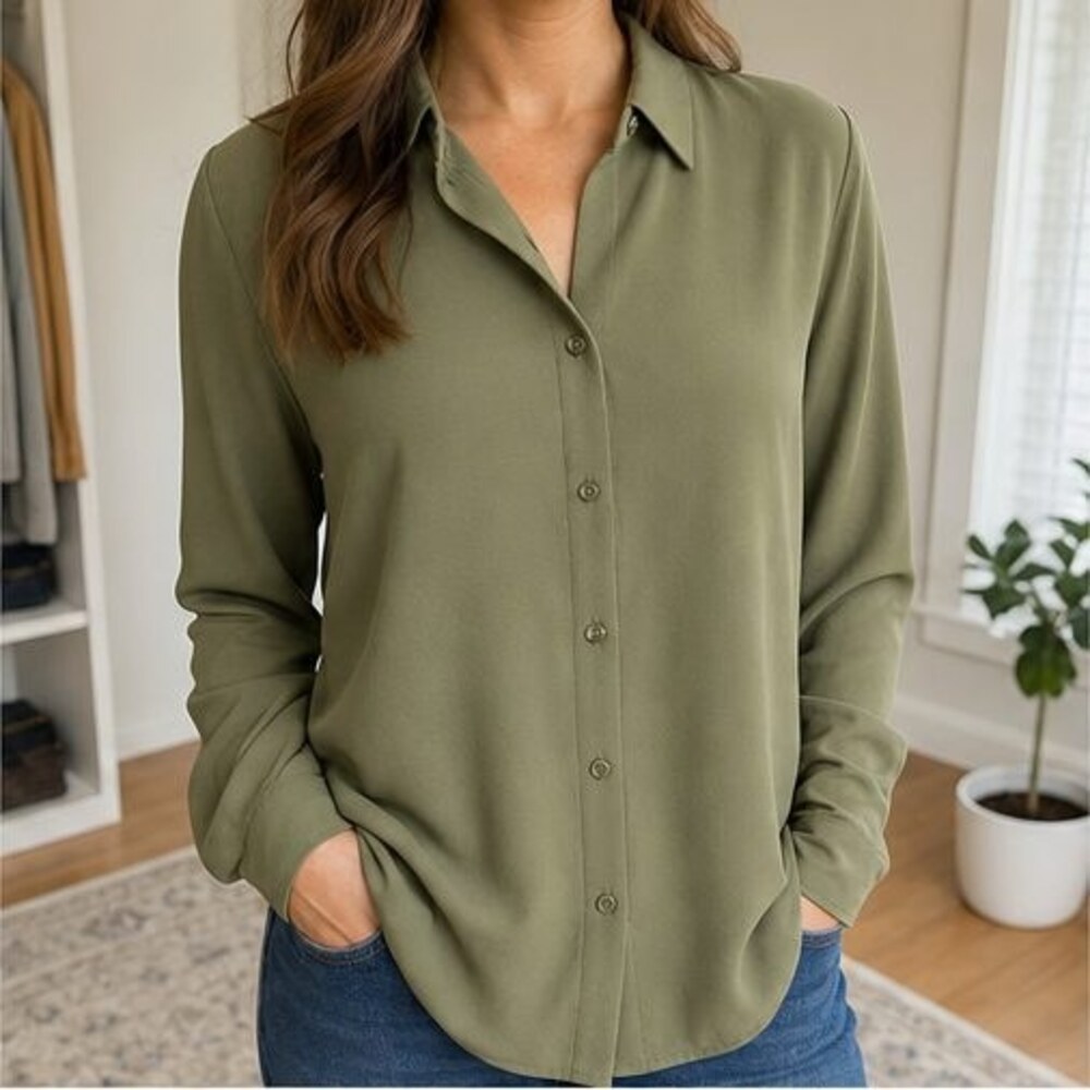 Olive Cami Blouse - Picture 2 of 6